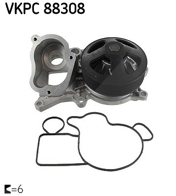 Skf Wasserpumpe [Hersteller-Nr. VKPC88308] für BMW