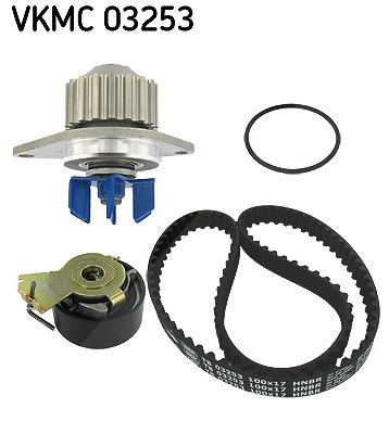 Skf Wasserpumpe + Zahnriemensatz [Hersteller-Nr. VKMC03253] für Citroën, Peugeot