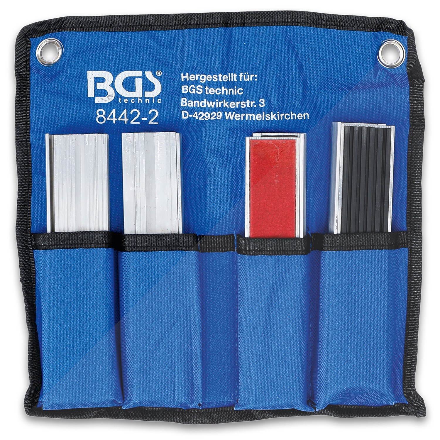 Bgs Schraubstock-Schutzbacken-Satz Aluminium 150mm 8-tlg. [Hersteller-Nr. 8442-2]