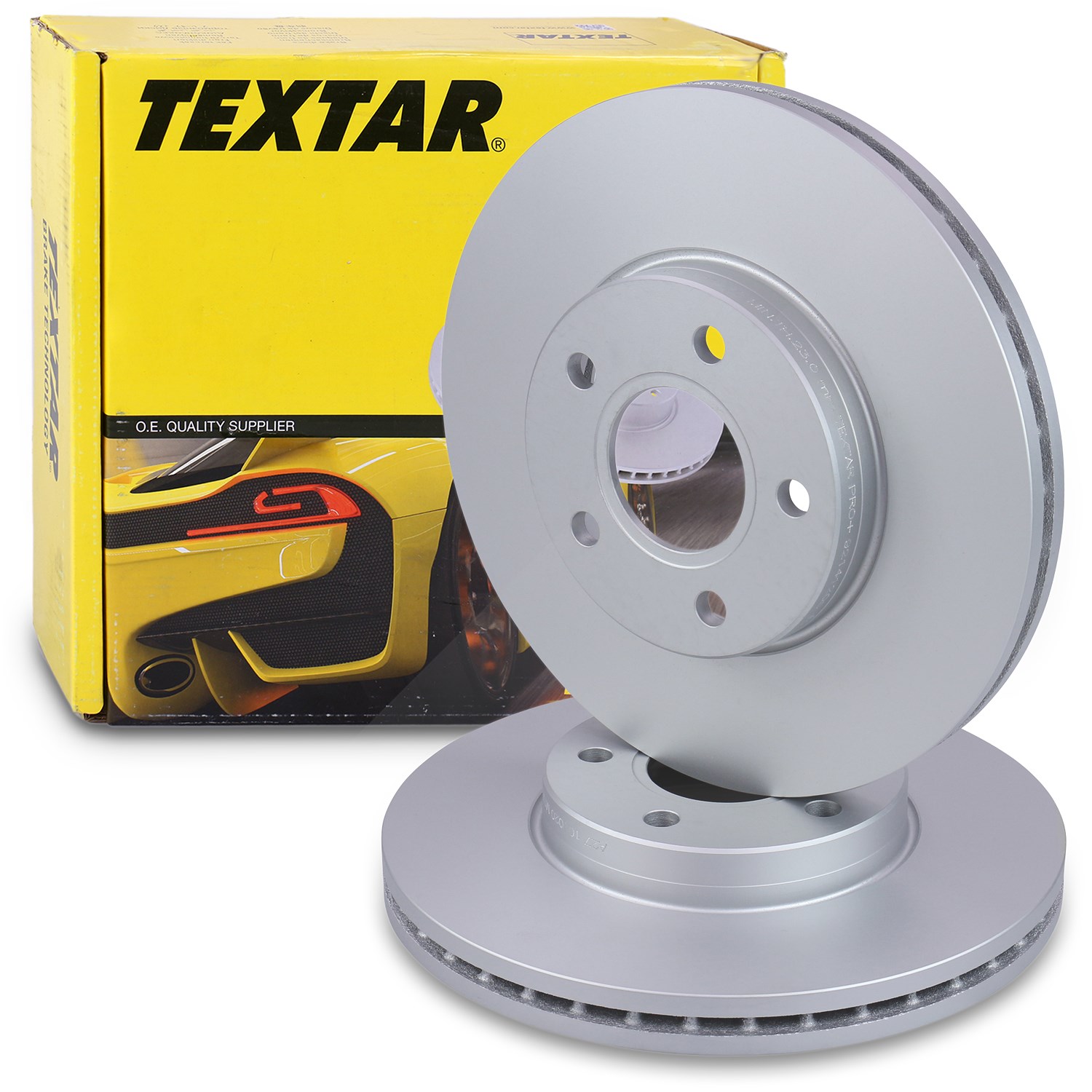 Textar 2x Bremsscheibe belüftet vorne [Hersteller-Nr. 40379553] für Volvo, Ford
