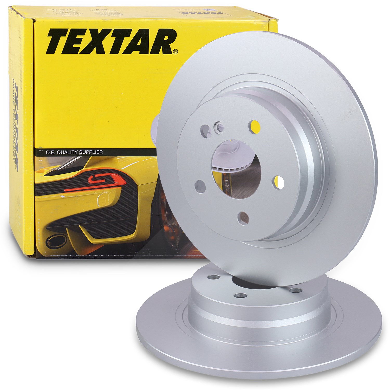 Textar 2x Bremsscheibe voll hinten [Hersteller-Nr. 40383393] für Mercedes-Benz
