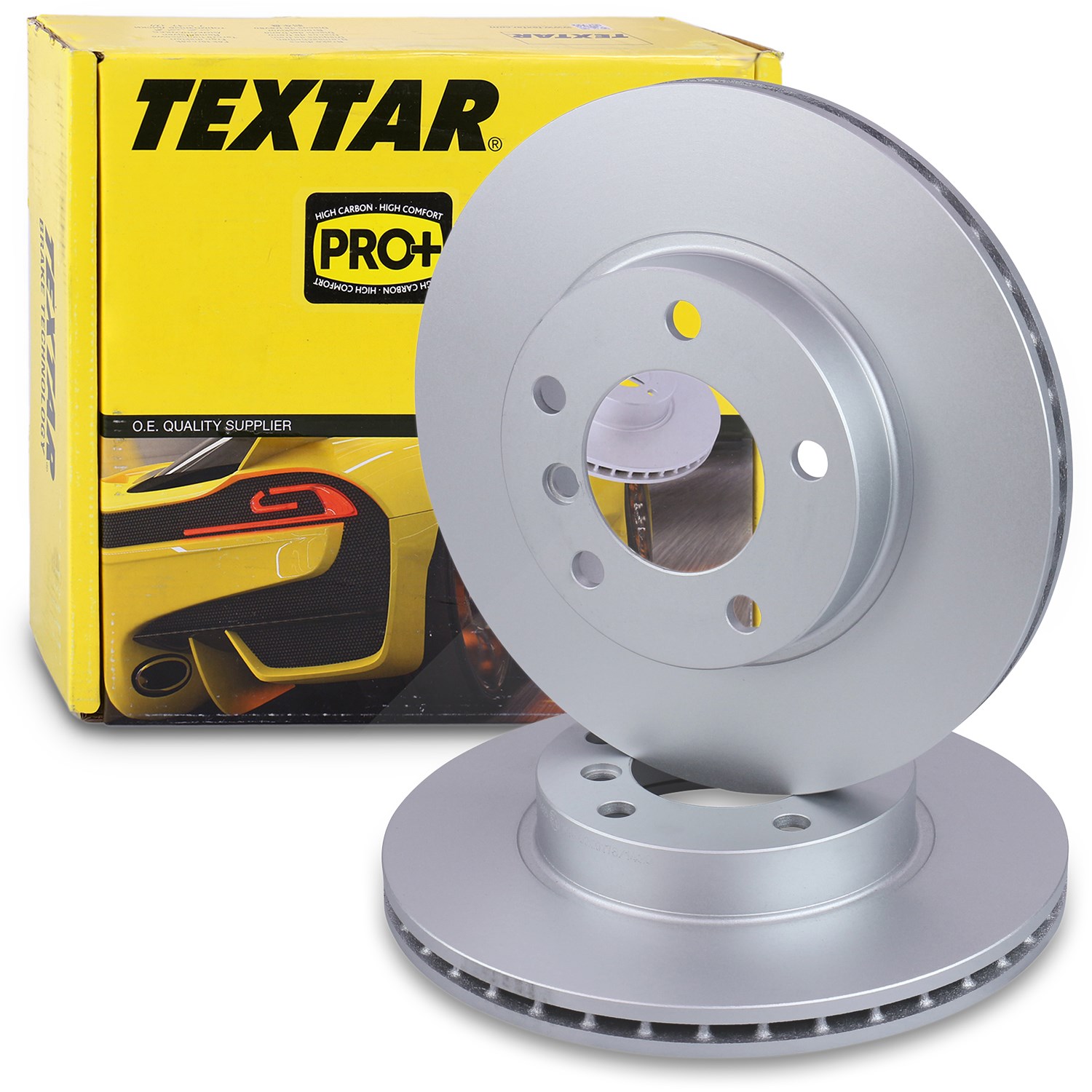 Textar 2x Bremsscheibe belüftet vorne [Hersteller-Nr. 40383424] für BMW