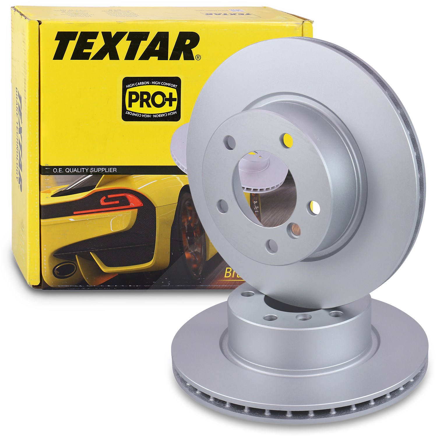 Textar 2x Bremsscheibe belüftet vorne [Hersteller-Nr. 40383444] für BMW