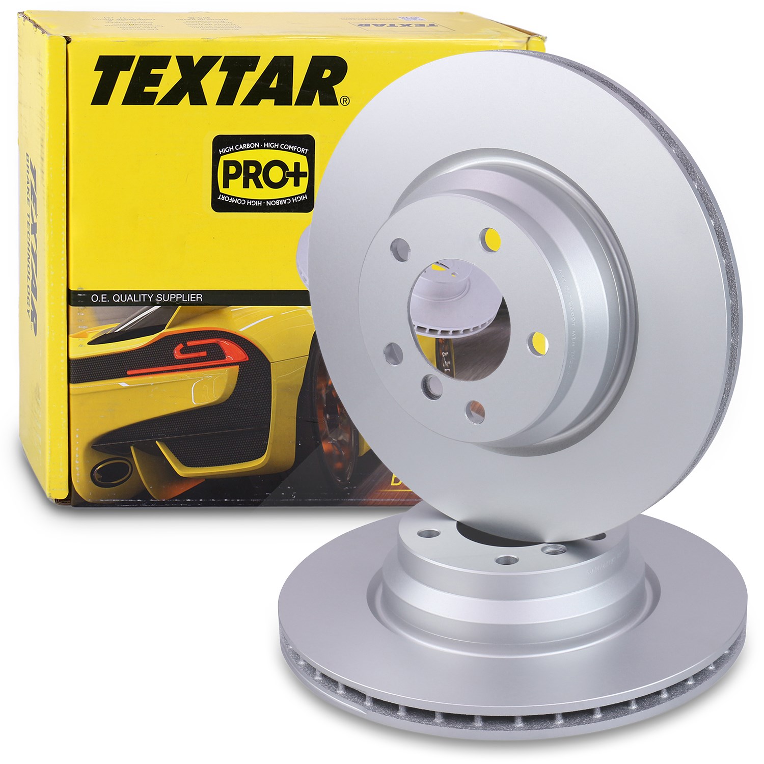 Textar 2x Bremsscheibe belüftet vorne [Hersteller-Nr. 40383450] für BMW