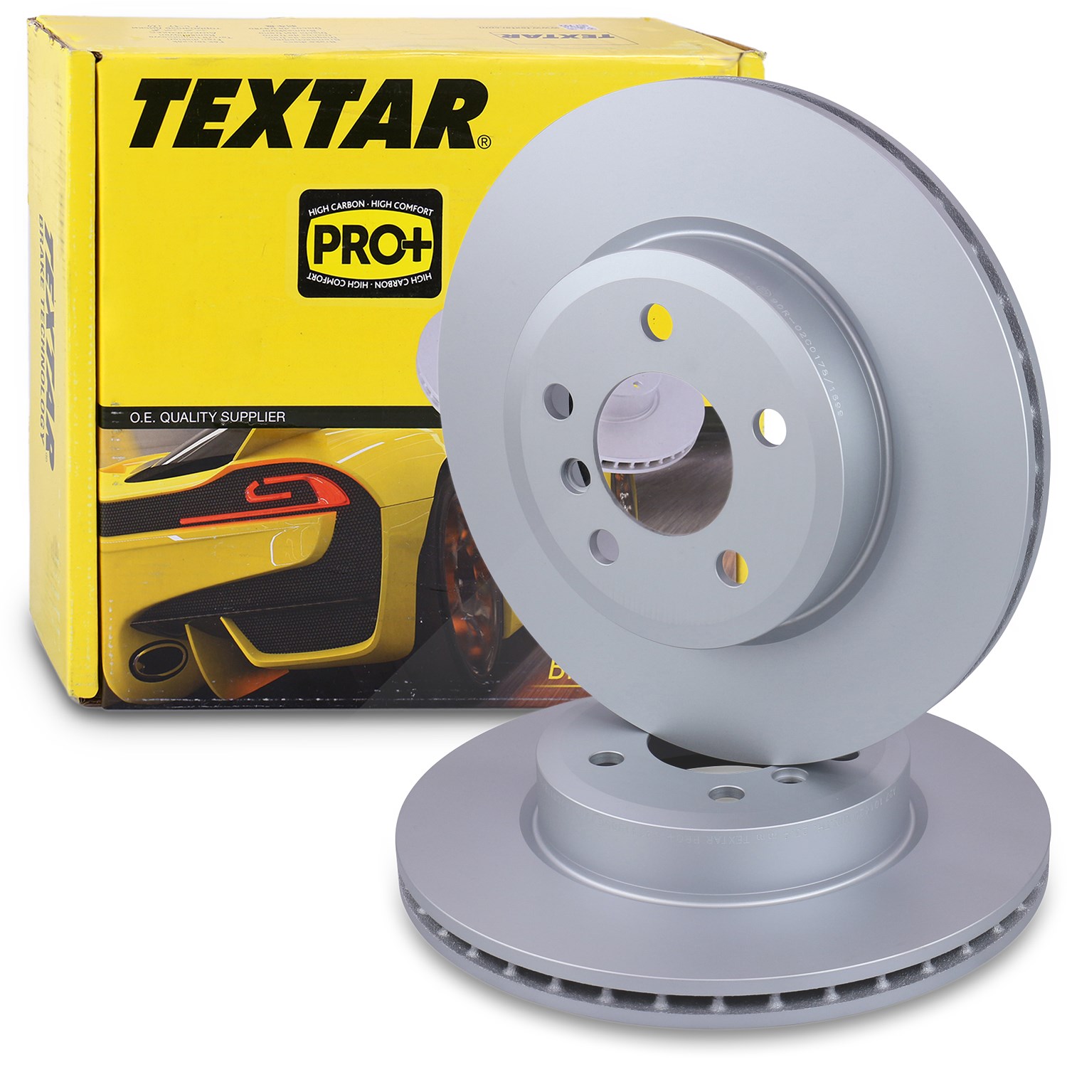 Textar 2x Bremsscheibe belüftet vorne [Hersteller-Nr. 40383461] für BMW