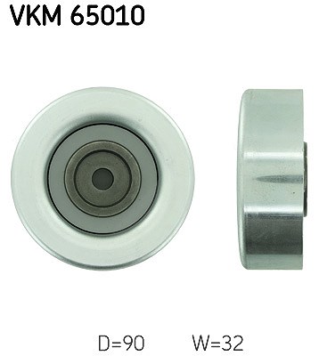 Skf Umlenk-/Führungsrolle, Keilrippenriemen [Hersteller-Nr. VKM65010] für Mitsubishi