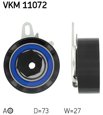 Skf Spannrolle, Zahnriemen [Hersteller-Nr. VKM11072] für VW, Audi