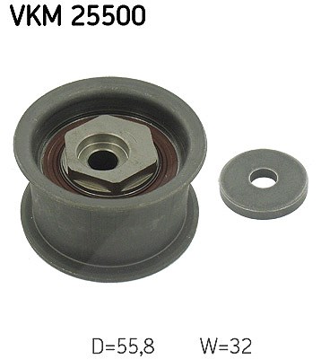 Skf Umlenk-/Führungsrolle, Zahnriemen [Hersteller-Nr. VKM25500] für Opel, Saab, Vauxhall