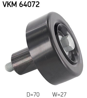 Skf Umlenk-/Führungsrolle, Keilrippenriemen [Hersteller-Nr. VKM64072] für Kia, Hyundai