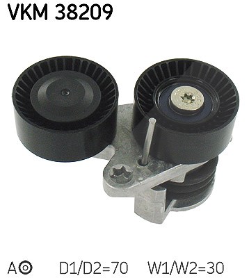 Skf Spannrolle, Keilrippenriemen [Hersteller-Nr. VKM38209] für BMW