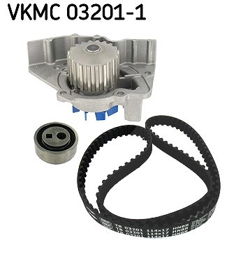 Skf Wasserpumpe + Zahnriemensatz [Hersteller-Nr. VKMC03201-1] für Peugeot, Citroën, Fiat