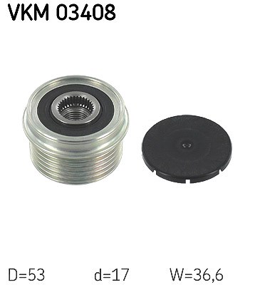 Skf Generatorfreilauf Vkm 03408 - Bild 3