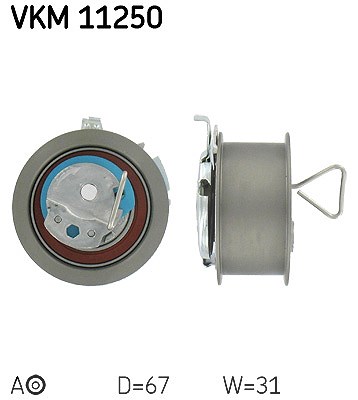 Skf Spannrolle, Zahnriemen [Hersteller-Nr. VKM11250] für VW, Ford, Seat, Skoda, Audi