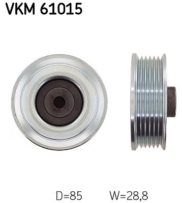 Skf Umlenk-/Führungsrolle, Keilrippenriemen [Hersteller-Nr. VKM61015] für Toyota