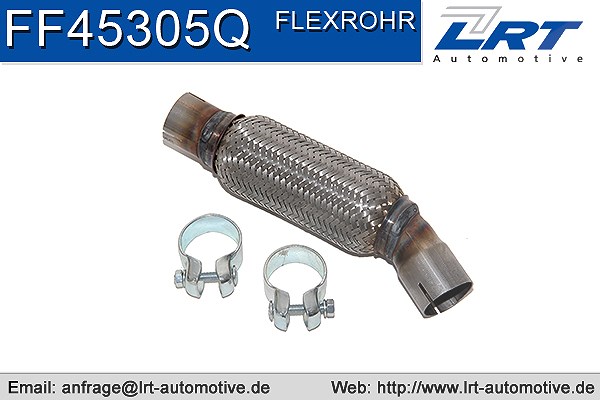 Lrt Reparaturrohr, Mittelschalldämpfer [Hersteller-Nr. FF45305Q] für Seat, VW, Skoda