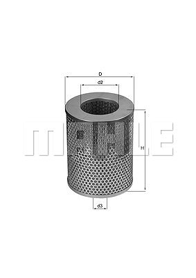 Mahle Luftfilter [Hersteller-Nr. LX912] für Toyota, Isuzu