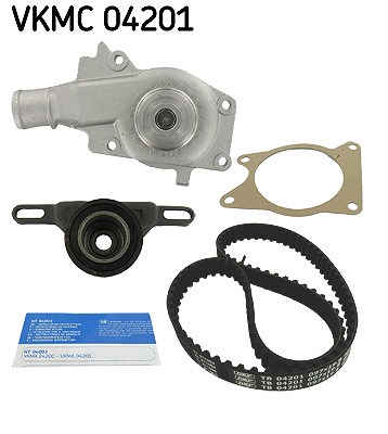 Skf Wasserpumpe + Zahnriemensatz [Hersteller-Nr. VKMC04201] für Ford