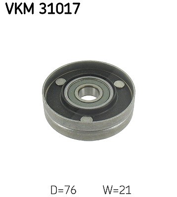 Skf Umlenk-/Führungsrolle, Keilrippenriemen [Hersteller-Nr. VKM31017] für Audi, VW