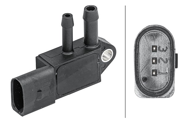 Hella Sensor, Abgasdruck [Hersteller-Nr. 6PP009409-231] für Audi, Skoda, VW, Porsche