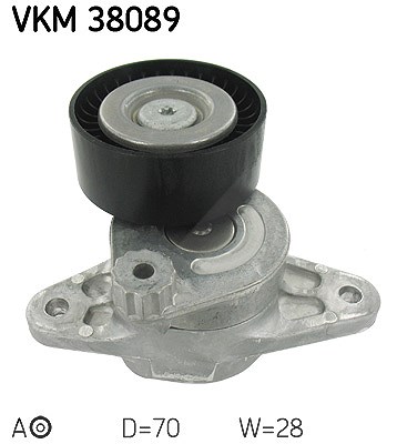 Skf Spannrolle, Keilrippenriemen [Hersteller-Nr. VKM38089] für Mercedes-Benz