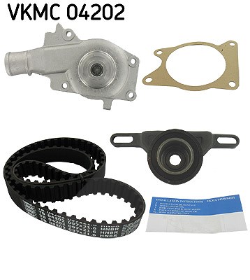 Skf Wasserpumpe + Zahnriemensatz [Hersteller-Nr. VKMC04202] für Ford