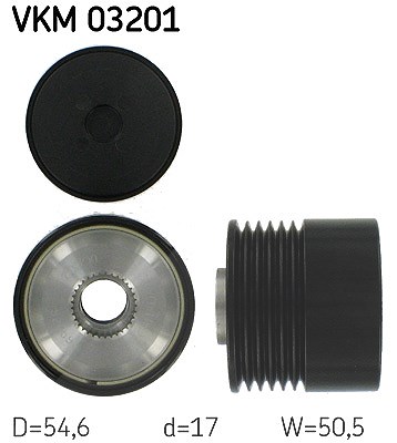 Skf Generatorfreilauf [Hersteller-Nr. VKM03201] für Fiat, BMW, Alfa Romeo, Suzuki