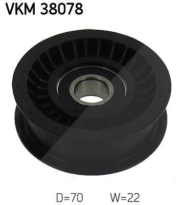 Skf Umlenk-/Führungsrolle, Keilrippenriemen [Hersteller-Nr. VKM38078] für Mercedes-Benz
