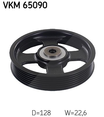 Skf Umlenk-/Führungsrolle, Keilrippenriemen [Hersteller-Nr. VKM65090] für Mitsubishi