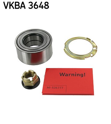 Skf Radlagersatz [Hersteller-Nr. VKBA3648] für Nissan, Opel, Vauxhall, Renault
