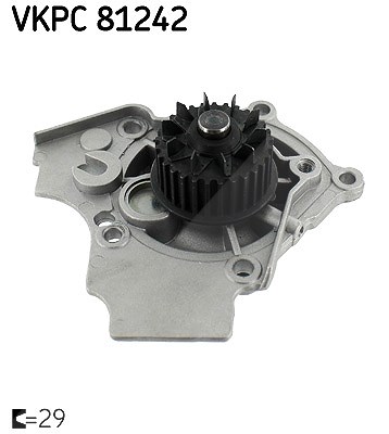 Skf Wasserpumpe ohne Gehäuse [Hersteller-Nr. VKPC81242] für VW, Seat, Audi, Skoda
