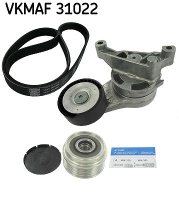 Skf Keilrippenriemensatz [Hersteller-Nr. VKMAF31022] für VW, Skoda, Audi, Seat