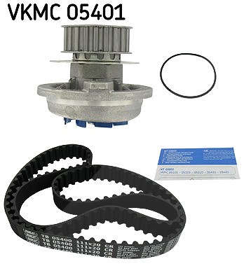 Skf Wasserpumpe + Zahnriemensatz [Hersteller-Nr. VKMC05401] für Opel, Vauxhall