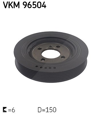 Skf Riemenscheibe, Kurbelwelle [Hersteller-Nr. VKM96504] für Kia, Hyundai