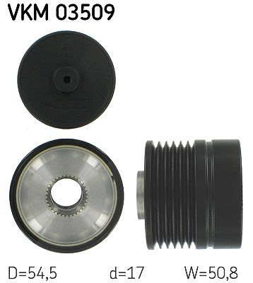 Skf Generatorfreilauf [Hersteller-Nr. VKM03509] für Fiat, Alfa Romeo, Vauxhall, Opel