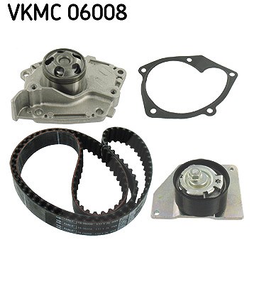 Skf Wasserpumpe + Zahnriemensatz [Hersteller-Nr. VKMC06008] für Renault