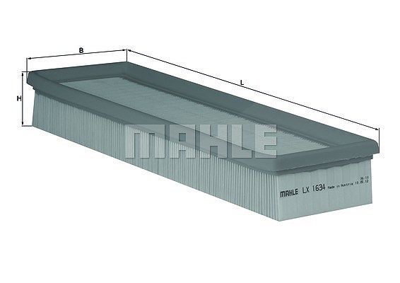 Mahle Luftfilter [Hersteller-Nr. LX1634] für Citroën, Peugeot
