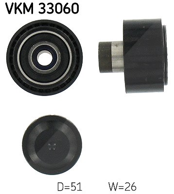 Skf Umlenk-/Führungsrolle, Keilrippenriemen [Hersteller-Nr. VKM33060] für Ford, Citroën, Peugeot, Mazda