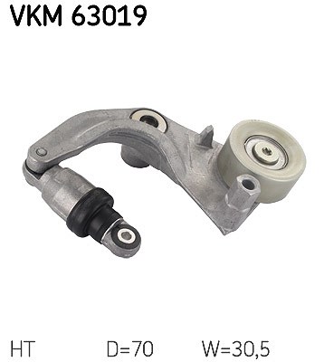 Skf Spannrolle, Keilrippenriemen [Hersteller-Nr. VKM63019] für Honda