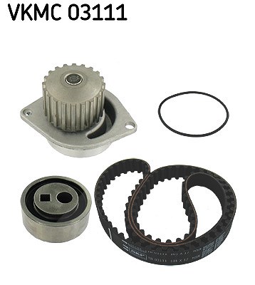 Skf Wasserpumpe + Zahnriemensatz [Hersteller-Nr. VKMC03111] für Peugeot, Citroën