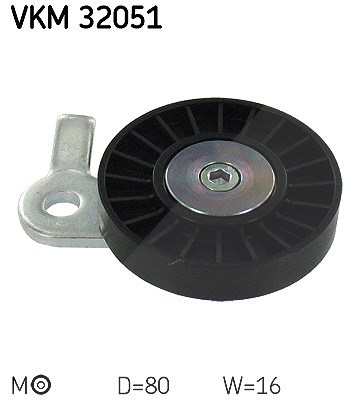 Skf Spannrolle, Keilrippenriemen [Hersteller-Nr. VKM32051] für Fiat