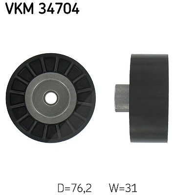 Skf Umlenk-/Führungsrolle, Keilrippenriemen [Hersteller-Nr. VKM34704] für Ford