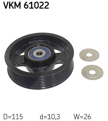 Skf Umlenk-/Führungsrolle, Keilrippenriemen [Hersteller-Nr. VKM61022] für Toyota