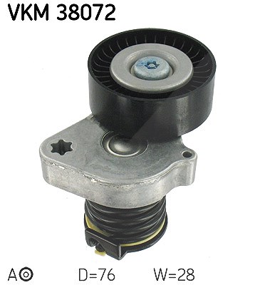 Skf Spannrolle, Keilrippenriemen [Hersteller-Nr. VKM38072] für Mercedes-Benz