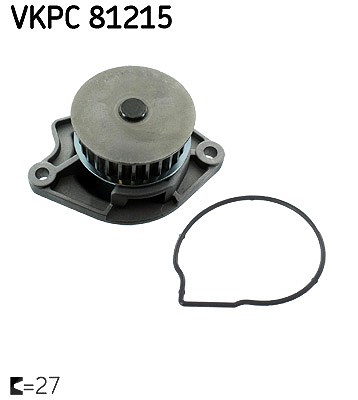 Skf Wasserpumpe [Hersteller-Nr. VKPC81215] für Seat, VW