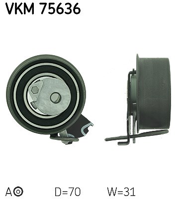Skf Spannrolle, Zahnriemen [Hersteller-Nr. VKM75636] für Kia, Hyundai