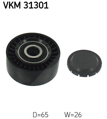 Skf Umlenk-/Führungsrolle, Keilrippenriemen [Hersteller-Nr. VKM31301] für VW, Audi