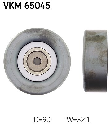 Skf Umlenk-/Führungsrolle, Keilrippenriemen [Hersteller-Nr. VKM65045] für Mitsubishi