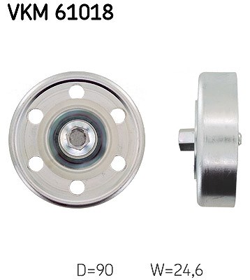 Skf Umlenk-/Führungsrolle, Keilrippenriemen [Hersteller-Nr. VKM61018] für Toyota