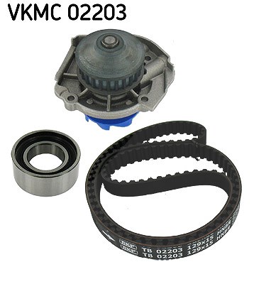 Skf Wasserpumpe + Zahnriemensatz [Hersteller-Nr. VKMC02203] für Zastava, Lancia, Fiat