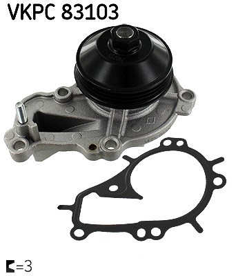 Skf Wasserpumpe [Hersteller-Nr. VKPC83103] für Vauxhall, Ds, Opel, Citroën, Fiat, Toyota, Peugeot
